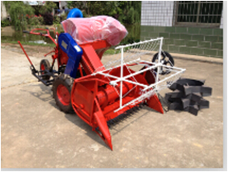 Wheel type Combine harvester