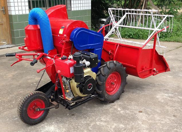 Wheel type Combine harvester