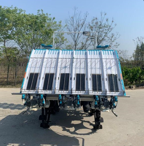 riding type high speed four wheels rice transplanter