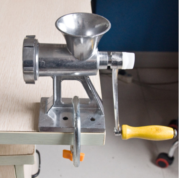 hand crank mincing machine sausage filler